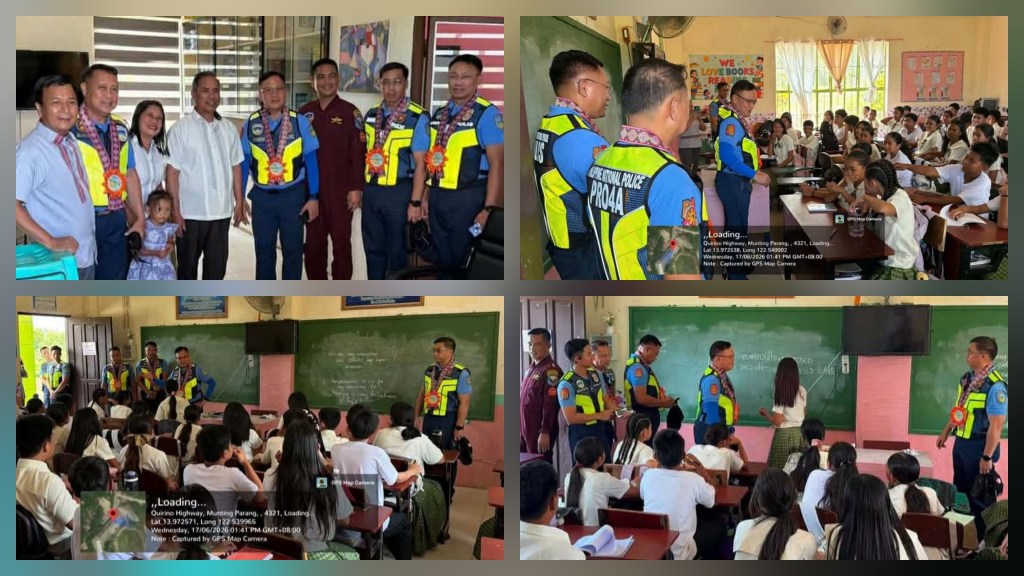 QUEZON PULIS PINALALAKAS ANG UGNAYAN SA MGA KABATAANG&nbsp;ESTUDYANTE