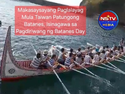 Makasaysayang Paglalayag Mula Taiwan Patungong Batanes, Isinagawa sa Pagdiriwang ng Batanes&nbsp;Day