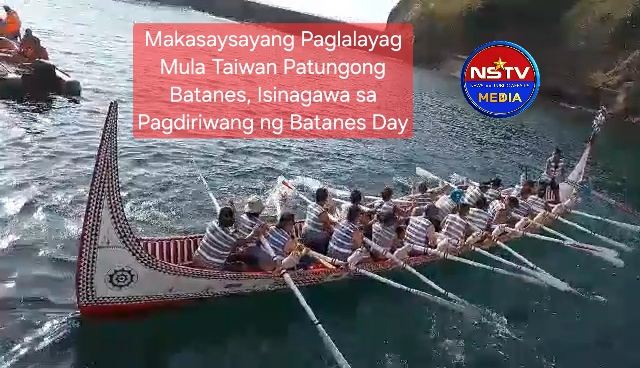 Makasaysayang Paglalayag Mula Taiwan Patungong Batanes, Isinagawa sa Pagdiriwang ng Batanes Day