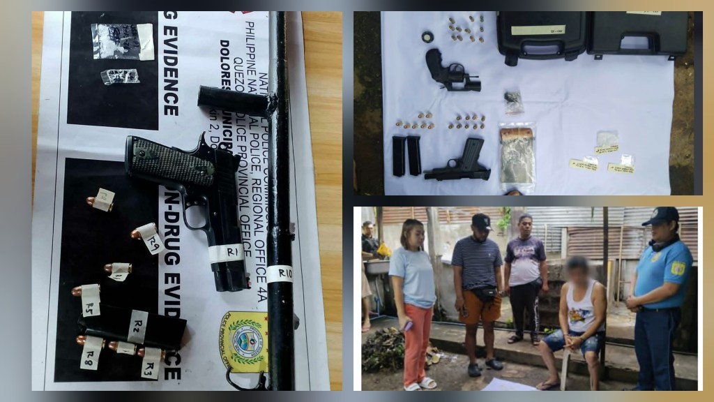2 SUSPEK ARESTADO SA BARIL,BALA AT DROGA SA MAGKAHIWALAY NA PULIS&nbsp;OPERATION