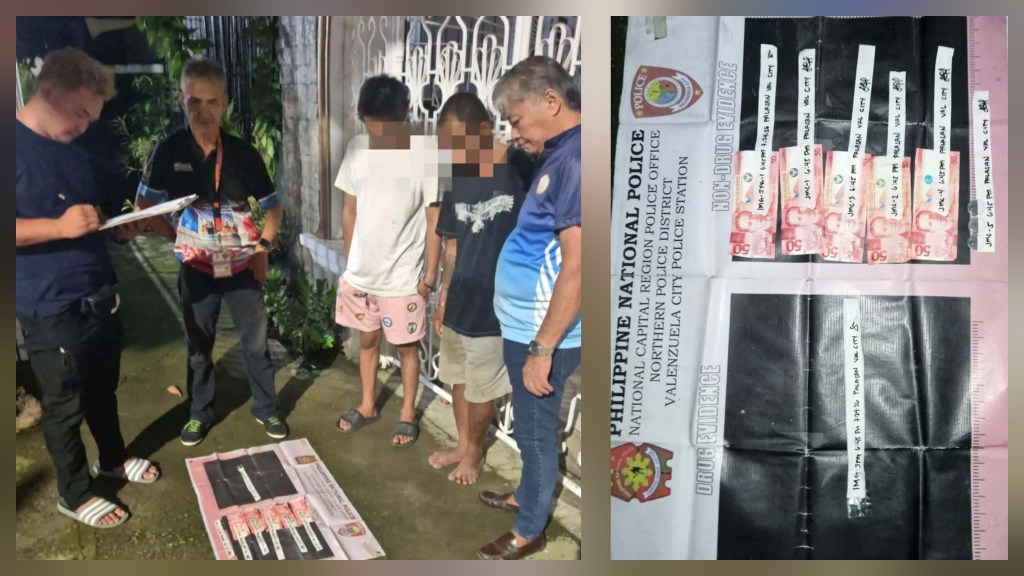 KARA Y CRUZ at Sahbu, Dalawang Lalaki Arestado sa Valenzuela