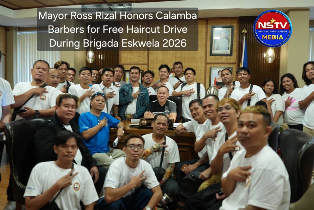 Mayor Ross Rizal Honors Calamba Barbers for Free Haircut Drive During Brigada Eskwela&nbsp;2026