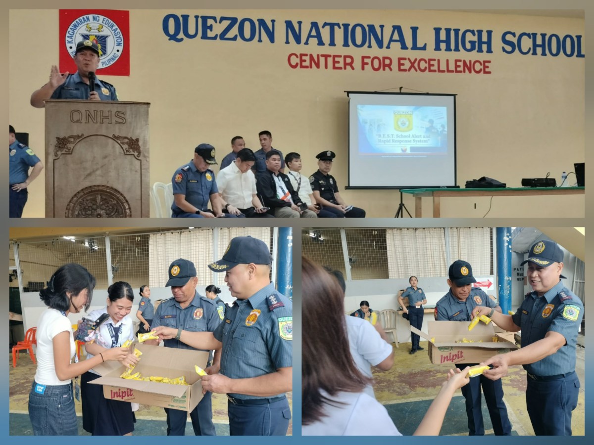 QUEZON PULIS, PINALALAKAS ANG SCHOOL SAFETY SA PAMAMAGITAN NG B.E.S.T. ALERT AND RAPID RESPONSE&nbsp;SYSTEM