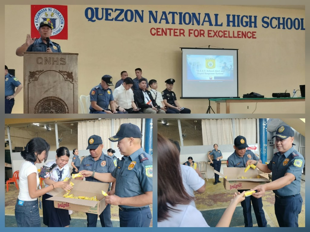 QUEZON PULIS, PINALALAKAS ANG SCHOOL SAFETY SA PAMAMAGITAN NG B.E.S.T. ALERT AND RAPID RESPONSE SYSTEM