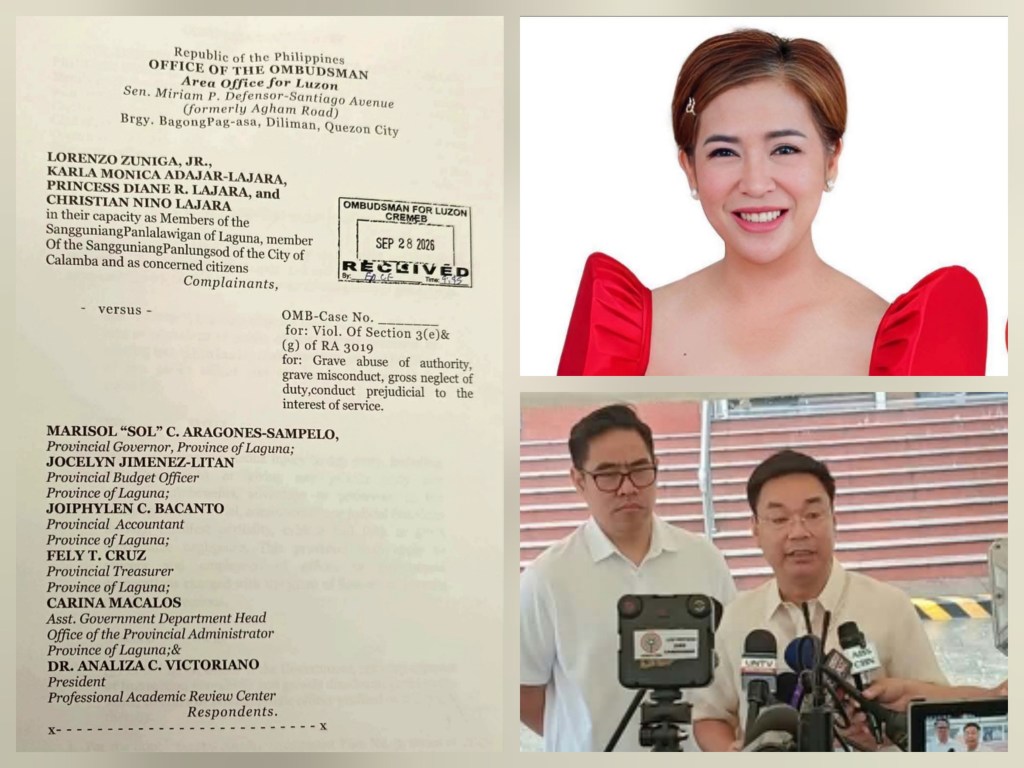 Laguna Board Member Files Graft Complaint Against Gov. Sol Aragones Over Alleged Program&nbsp;Irregularities