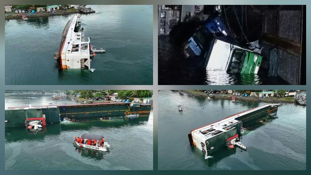 58 PASAHERO AT CREW, NASAGIP SA TUMAGILID NA BARKO